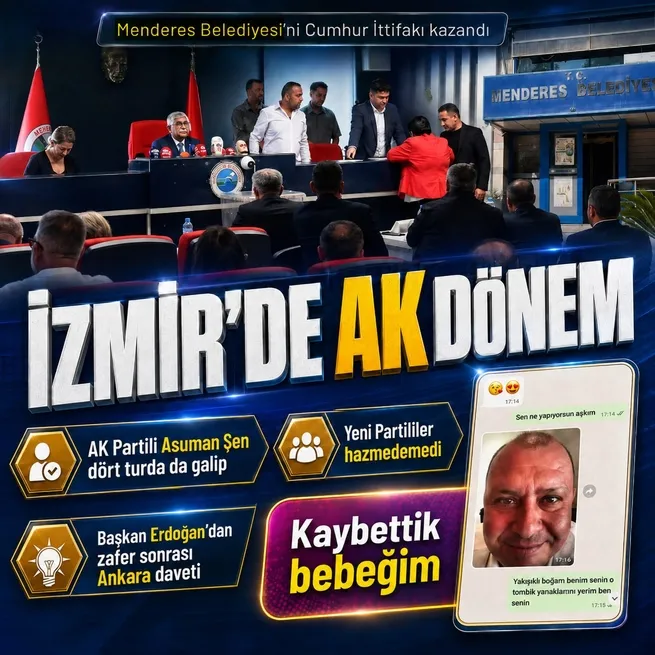 Menderes Belediyesinde başkanvekilliği seçimi... AK Parti adayı Asuman Şen kazandı: Başkan Erdoğandan tebrik telefonu