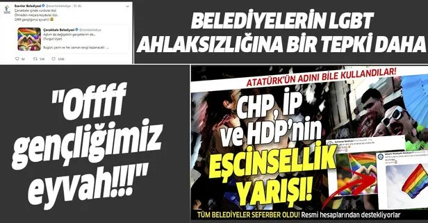 CHP’li belediyelerin LGBT ahlaksızlığını öven paylaşımlara Esenler Belediyesi’nden tokat gibi cevap