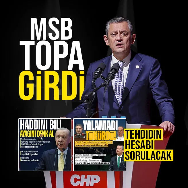 MSBden komutanları tehdit eden Özgür Özele tepki: Yasal haklar kullanılacak