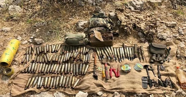 Son dakika: MSB açıkladı: Pençe Kaplan Operasyonu'nda çok sayıda silah ve mühimmat imha edildi