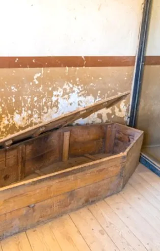 Bu tabutun içine girene 300 dolara ödül