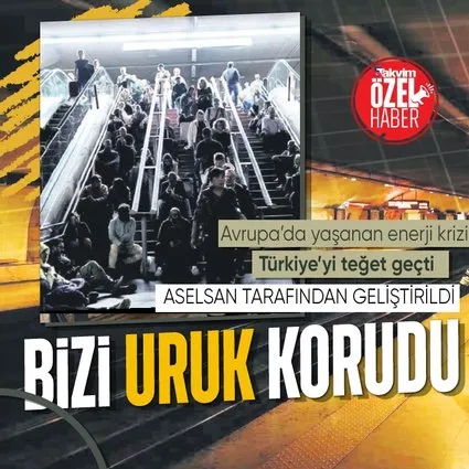 Elektrik kesintisinin ardından Avrupa karanlığa gömüldü! Türkiye’yi URUK koruyor!