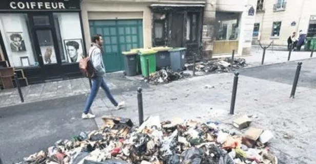 Fransa sokakları yanmaya devam ediyor! Bordeaux Belediyesi dahil 140 yer ateşe verildi