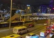 Haramiderede metrobüs arızası! Uzun kuyruklar oluştu...