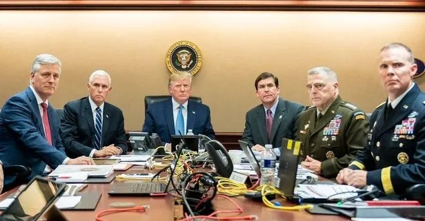 İşte Trump ve ekibinin Bağdadi operasyonunu izlediği anın görüntüsü