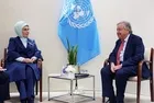 Emine Erdoğan, BM Genel Sekreteri Antonio Guterres ile görüştü
