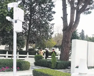 Koç’un mezarına kameralı koruma