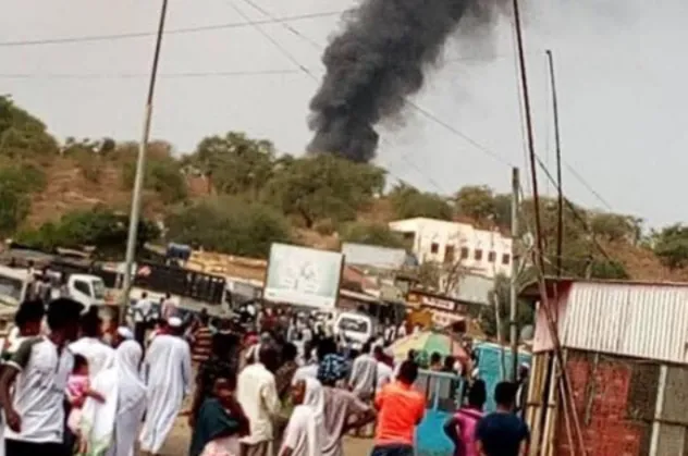 Son dakika: Sudan'da uçak düştü