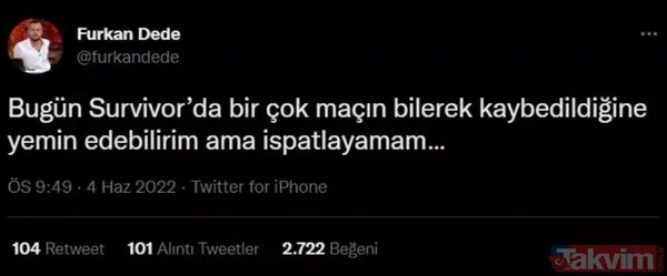 Survivor ifşası ayyuka çıktı Furkan Dede konuştu Acun'dan gelen tepki bakın ne oldu! "Evrim Keklik ile Ayşe Yüksel..." - 5