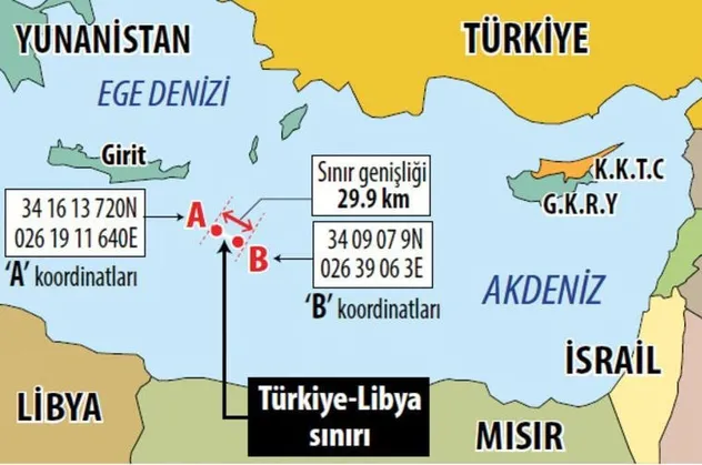 İşte dünyanın konuştuğu harita! Türkiye Akdeniz'de dengeleri değiştirdi