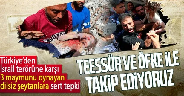 İsrail terörüne sessiz kalanlara sert tepki!
