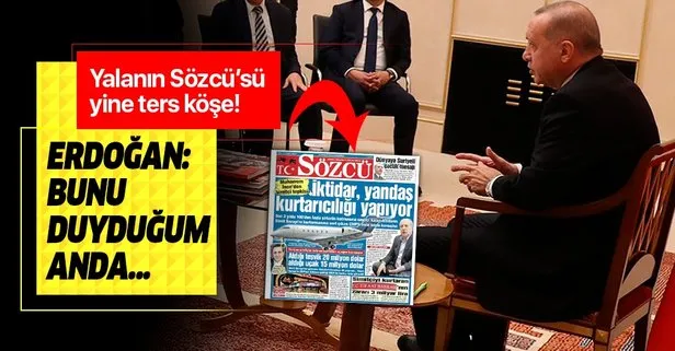 Son dakika: Başkan Erdoğan’dan Simit Sarayı sorusuna yanıt: Bunu duyduğum anda...