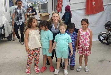 Su Baştuğ bayramda çocukları sevindirdi