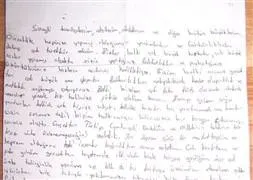 Vanlı Yunus’un duygulandıran mektubu