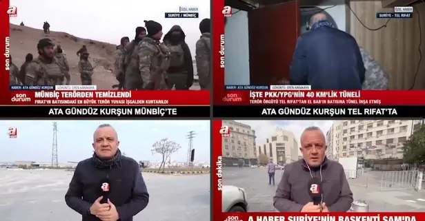 Habercilikteki öncülüğünü bir kez daha kanıtladı! 61 yıllık Suriye rejiminin çöküşünde ilk canlı yayın yapan kanal A Haber!