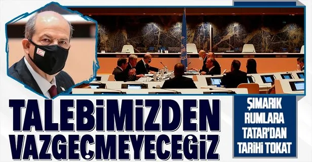 SON DAKİKA: KKTC Cumhurbaşkanı Ersin Tatar’dan flaş açıklama: Talebimizden vazgeçmeyeceğiz