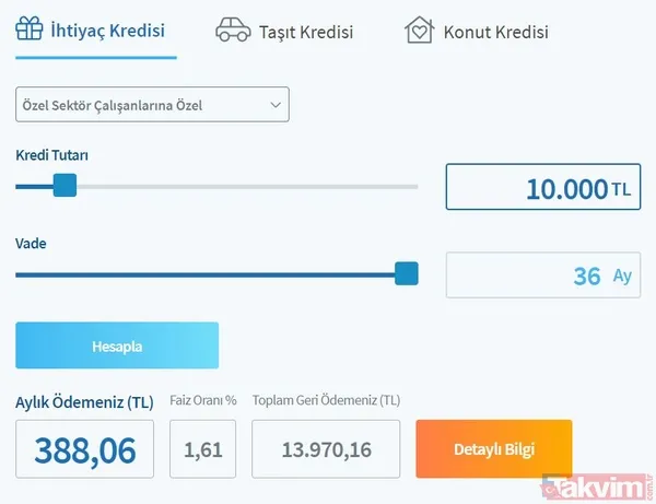 Halkbank'tan asgari ücretli çalışana 10 bin TL düşük faizli kredi kampanyası! Maaşa ek kaynak fırsatı! 36 ay vade, %1.61 faiz oranı... - 4