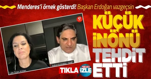 CHP’li Aykut Erdoğdu, İsmet İnönü’nün Menderes’e yaptığı tehdidi Başkan Erdoğan’a savurdu: Sizi ben bile kurtaramam