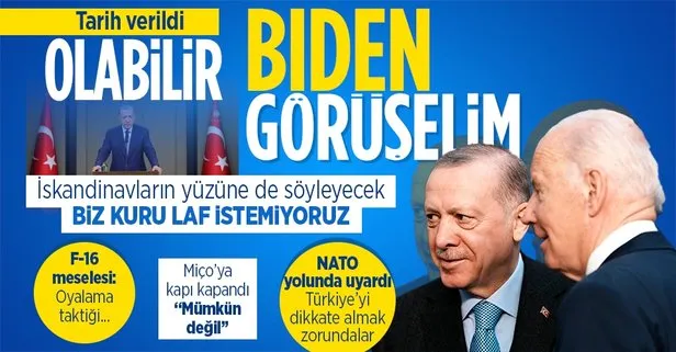 Başkan Erdoğan ’NATO Zirvesi’ öncesi önemli açıklamalar... İsveç ve Finlandiya, Biden, Miçotakis ve F-16’lar...