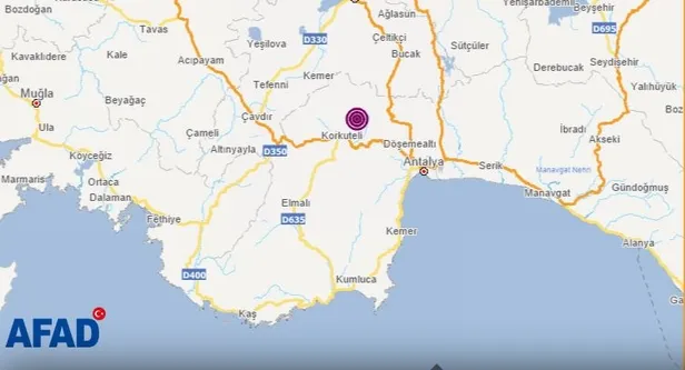 Son dakika: Antalya'da korkutan deprem! 15 Nisan son depremler... - 1