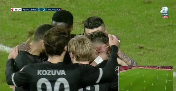 Adana Demirspor Ziraat Türkiye Kupası'nda adını son 16'ya yazdırdı (Adana Demirspor 3-2 Ankaraspor GOLLERİ İZLE)