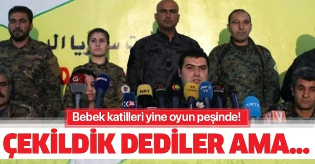 Bebek katili YPG yine oyun peşinde! Resulayn’dan çekildik dediler ama...