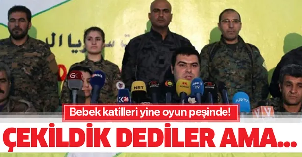 Bebek katili YPG yine oyun peşinde! Resulayn'dan çekildik dediler ama...