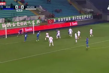 GOL: Rizespor 1 - 0 Pendikspor | Samet Akaydın