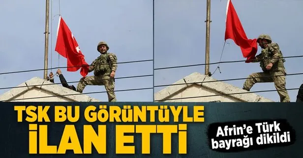 Afrin’den bomba görüntü düştü!