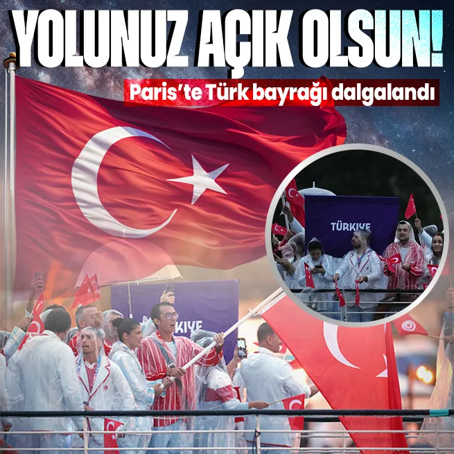 2024 Paris Yaz Olimpiyatları Oyunları resmen başladı! Sen Nehri’nde Türk bayrağı dalgalandı