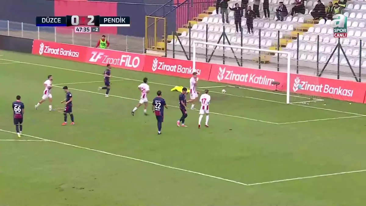 GOL: Düzcespor 0 - 2 Pendikspor