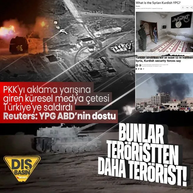 Türk Silahlı Kuvvetleri’nin Suriye operasyonu dünya basınında! Terör sevici Batı PKKyı aklama yarışında