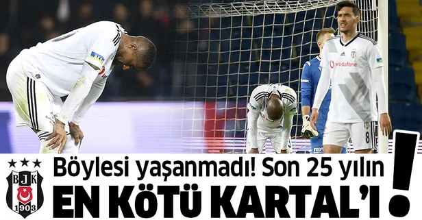 Son 25 yılın en kötü Beşiktaş'ı