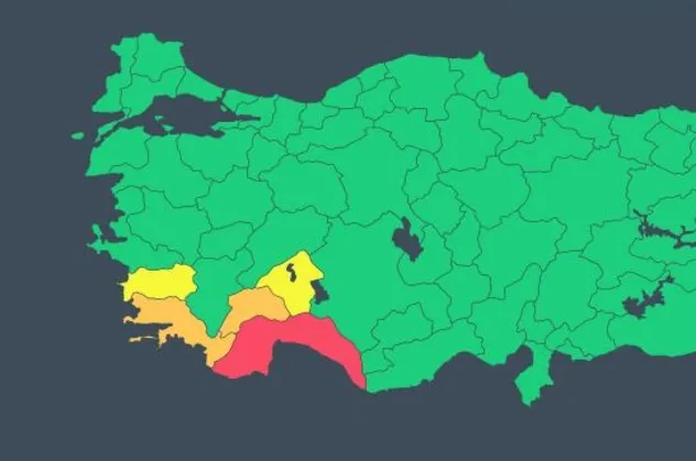 Son dakika: Antalya'da kırmızı kodlu uyarı kaldırıldı