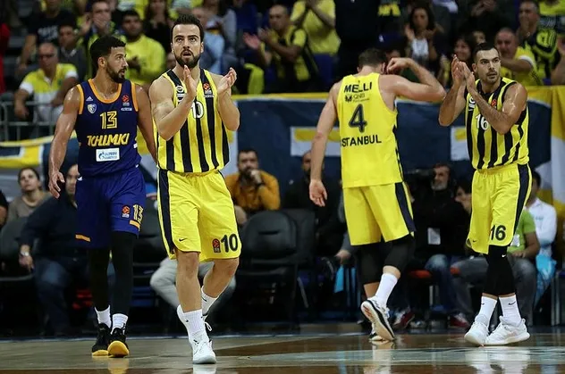 Fenerbahçe 2'de 2 yaptı | Fenerbahçe 93-85 Khimki (Maç sonucu)