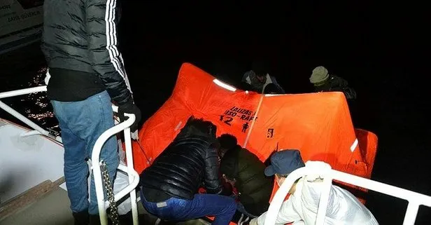 Balıkesir açıklarında 28 düzensiz göçmen kurtarıldı!