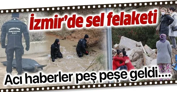 SON DAKİKA: İzmir’de sağanak: Deniz taştı araçlar su altında kaldı! 2 kişinin cansız bedenine ulaşıldı