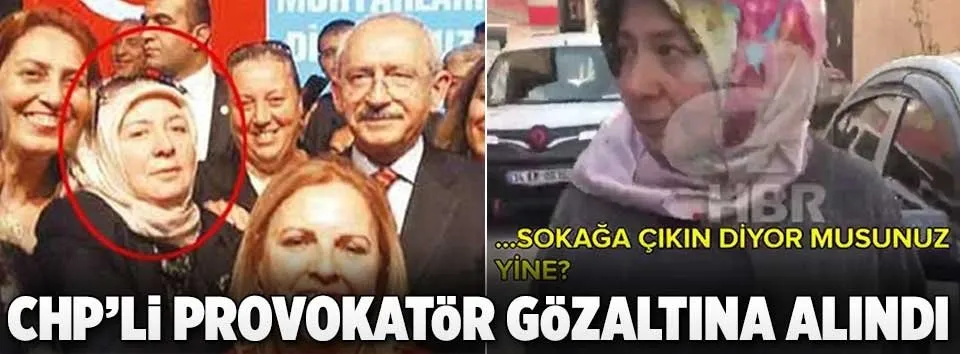 O provokatör gözaltına alındı