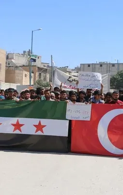 Cerablus'ta YPG/PKK protesto edildi