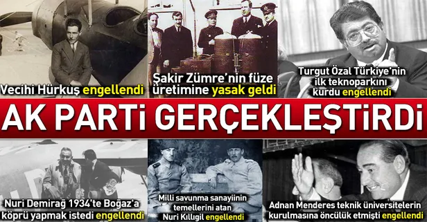 Engellenen efsanelerin hayallerini AK Parti gerçekleştirdi