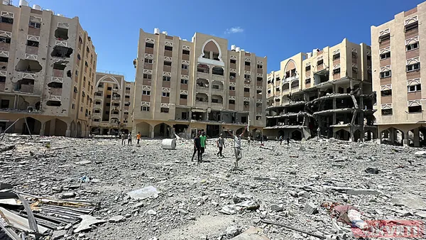 Han Yunus'tan geri acı kaldı! Soykırımcı İsrail Gazze'deki yıkımı böyle görüntülendi - 5