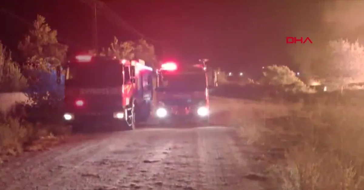 Denizli'de geri dönüşüm fabrikasında yangın