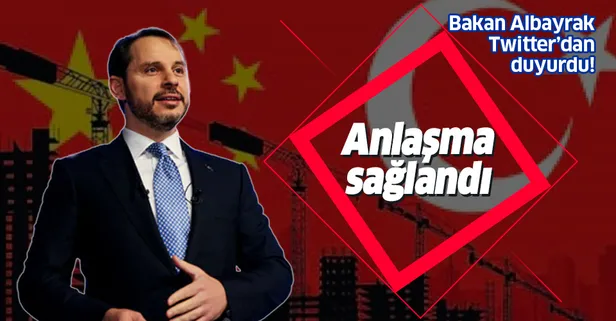 Son dakika: Hazine ve Maliye Bakanı Berat Albayrak: Türkiye ile Çin arasında anlaşma sağlandı