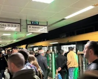 İstanbul’da metro arızası!