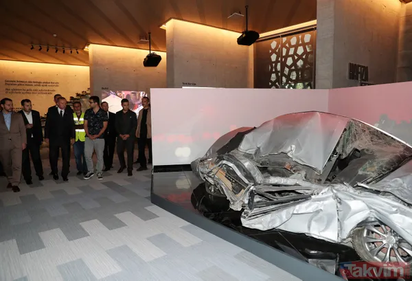 Başkan Erdoğan 15 Temmuz Hafıza Müzesini gezdi - 7