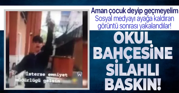 Bahçelievler'de okul bahçesini basıp silahla ateş etmişti! Yaptığı paylaşım sonrası yakalandı