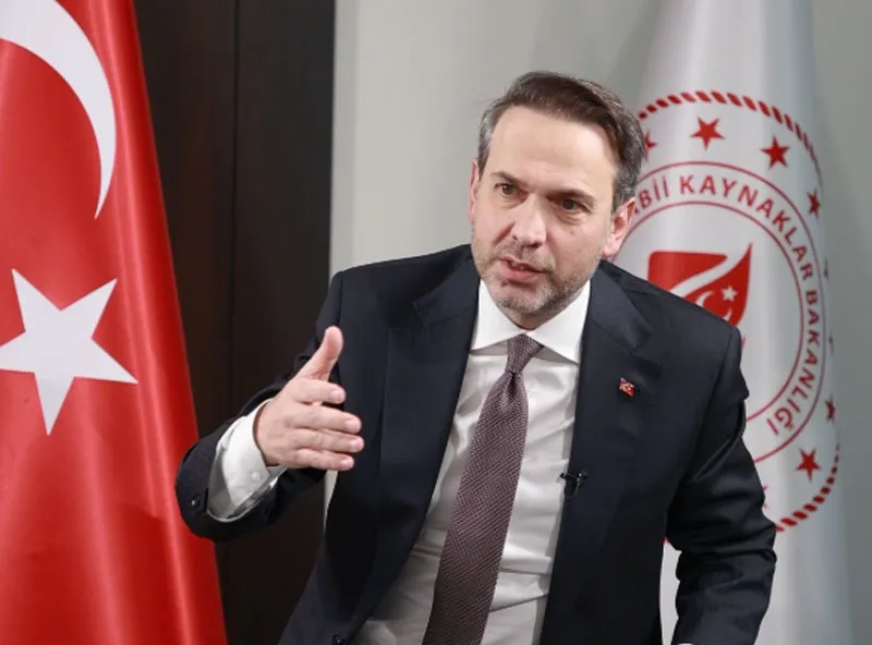 Enerji ve Tabii Kaynaklar Bakanı Alparslan Bayraktar (Ekran görüntüsü)