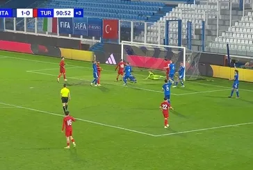 İtalya 1-1 Türkiye (U21) Gol: Semih Kılıçsoy