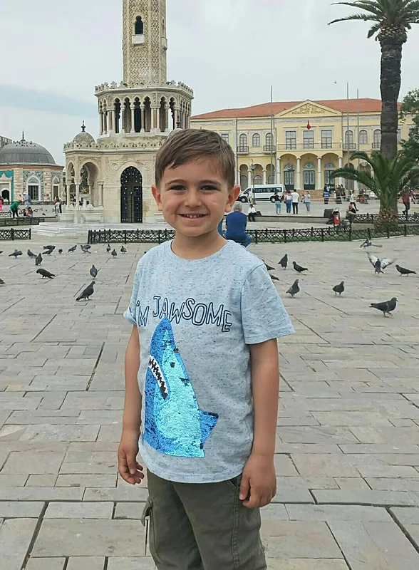 Yenidoğan çetesi mağduru ailenin çocuğu Yahya Selim A. (DHA)