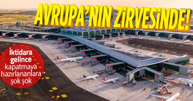İstanbul Havalimanı haziran ayında Avrupa'nın zirvesine çıktı